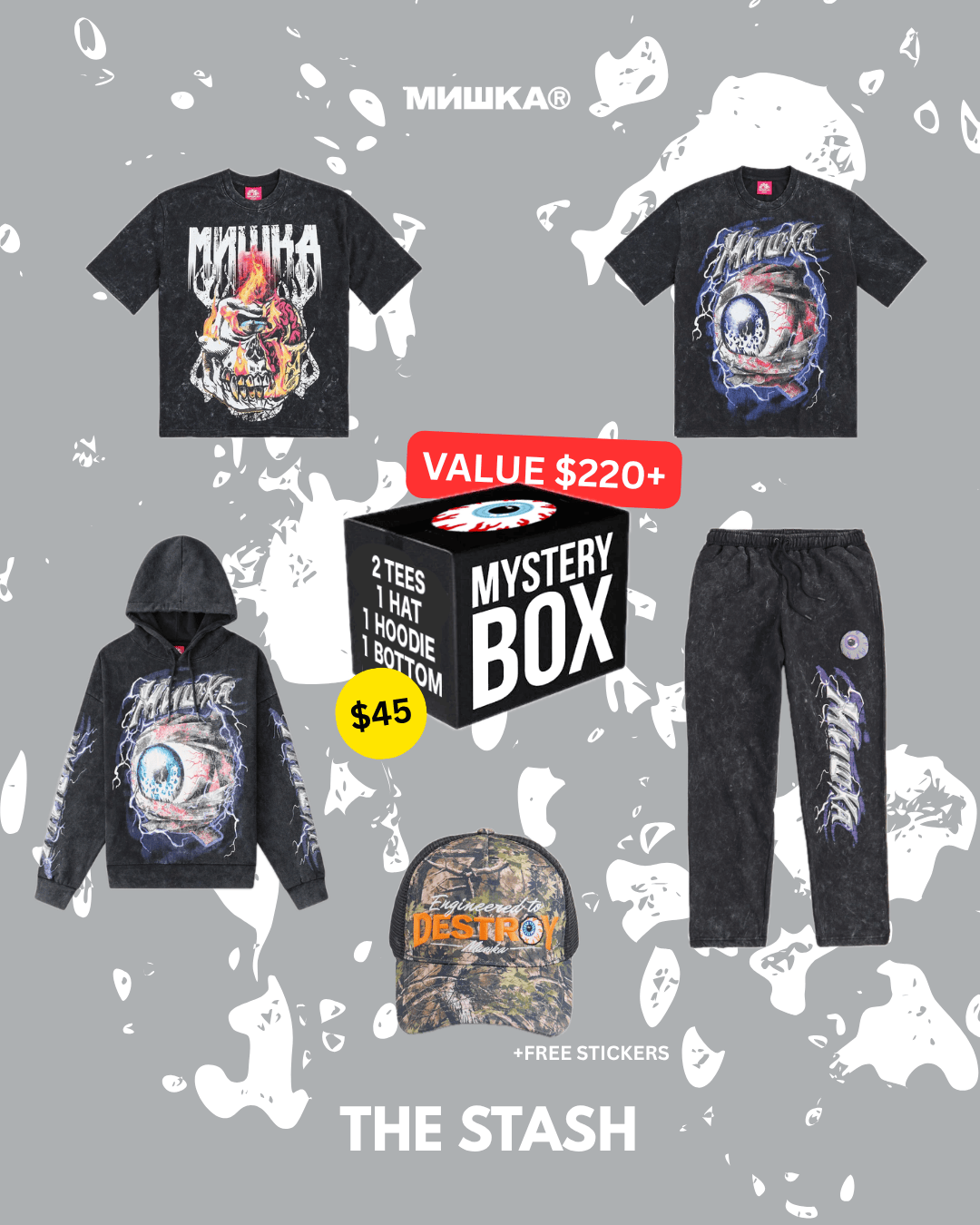Reason Clothing Value The Stash Mishka Mystery Box