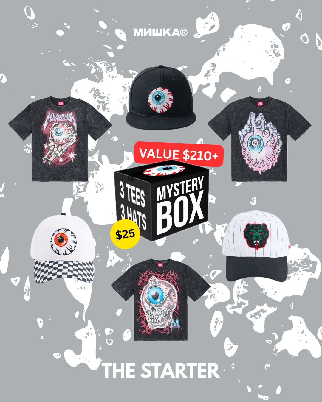 Reason Clothing Everyday The Starter Mishka Mystery Box