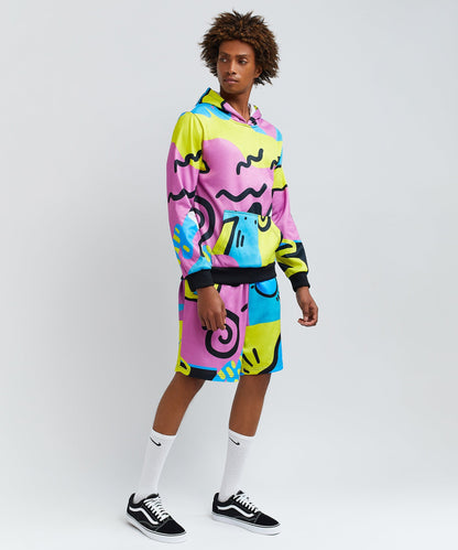 Reason Clothing Latest Relax Hood And Shorts Set