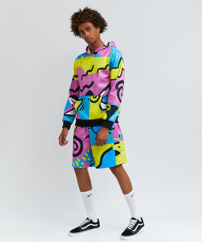 Reason Clothing Latest Relax Hood And Shorts Set