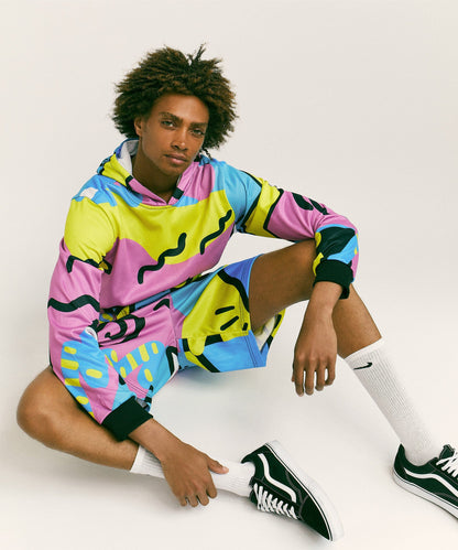 Reason Clothing Latest Relax Hood And Shorts Set
