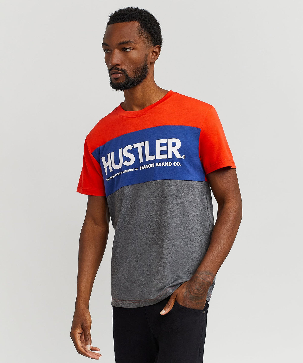 Reason Clothing Exclusive Hustler Colorblock Tee 963 Is Live