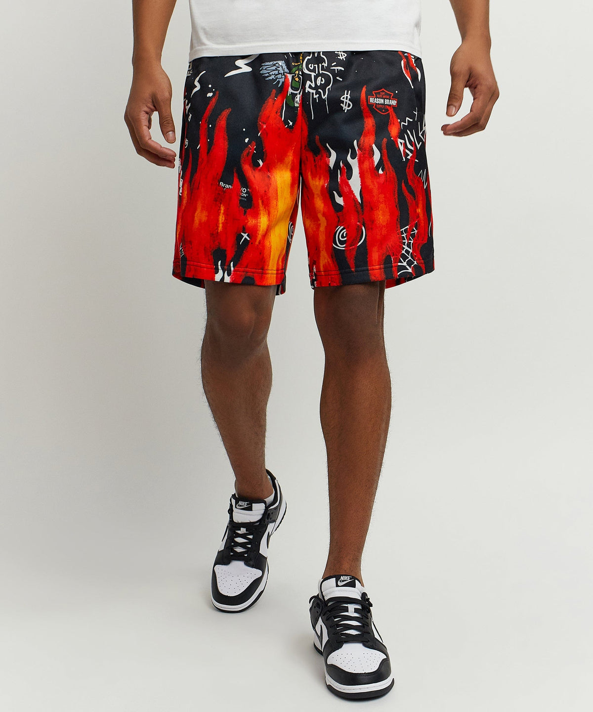 Reason Clothing Quality FLAME SHORTS