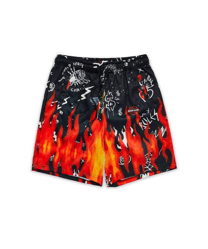 Reason Clothing Quality FLAME SHORTS