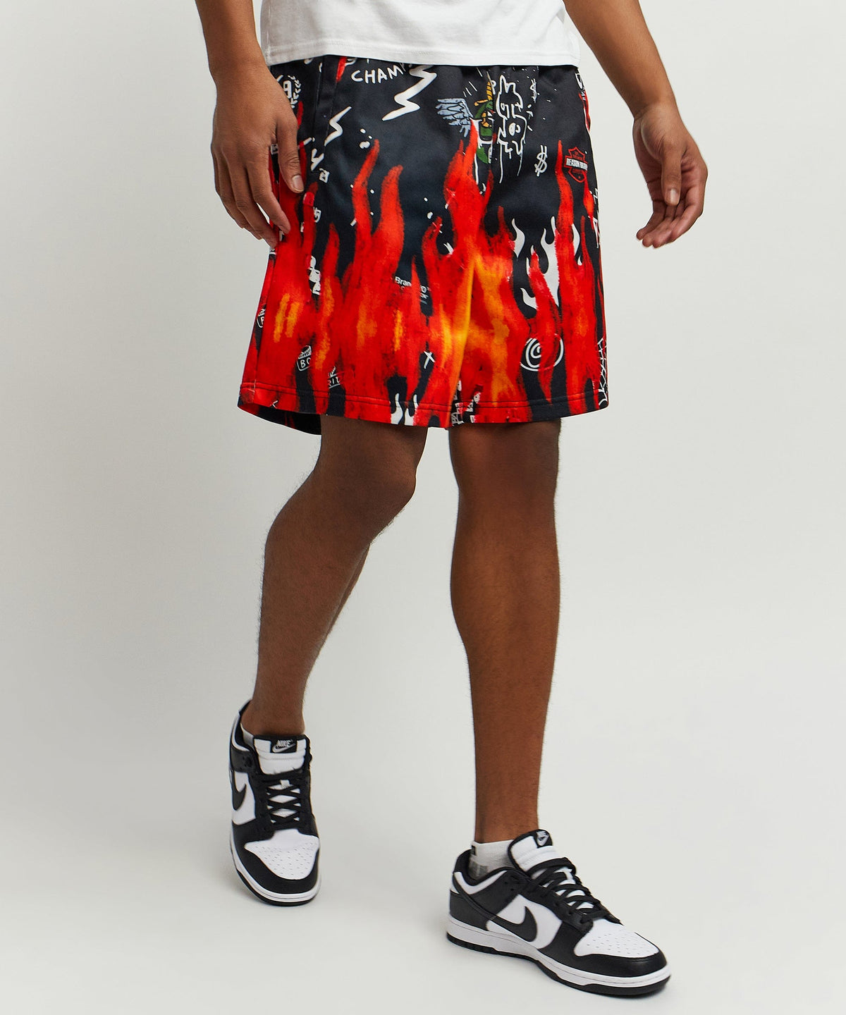 Reason Clothing Quality FLAME SHORTS