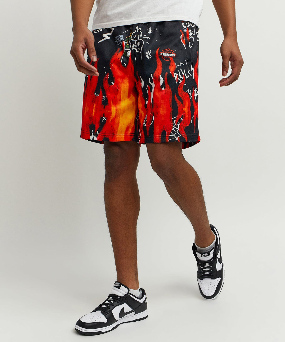 Reason Clothing Quality FLAME SHORTS