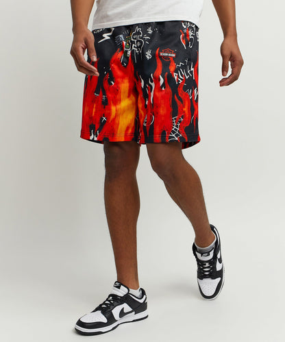 Reason Clothing Quality FLAME SHORTS