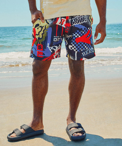 Reason Clothing Quality Finale Swim Shorts