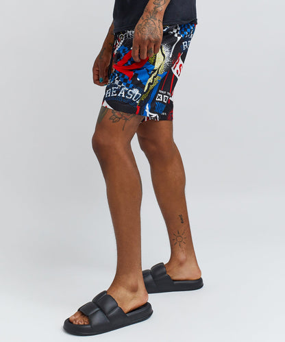 Reason Clothing Quality Finale Swim Shorts