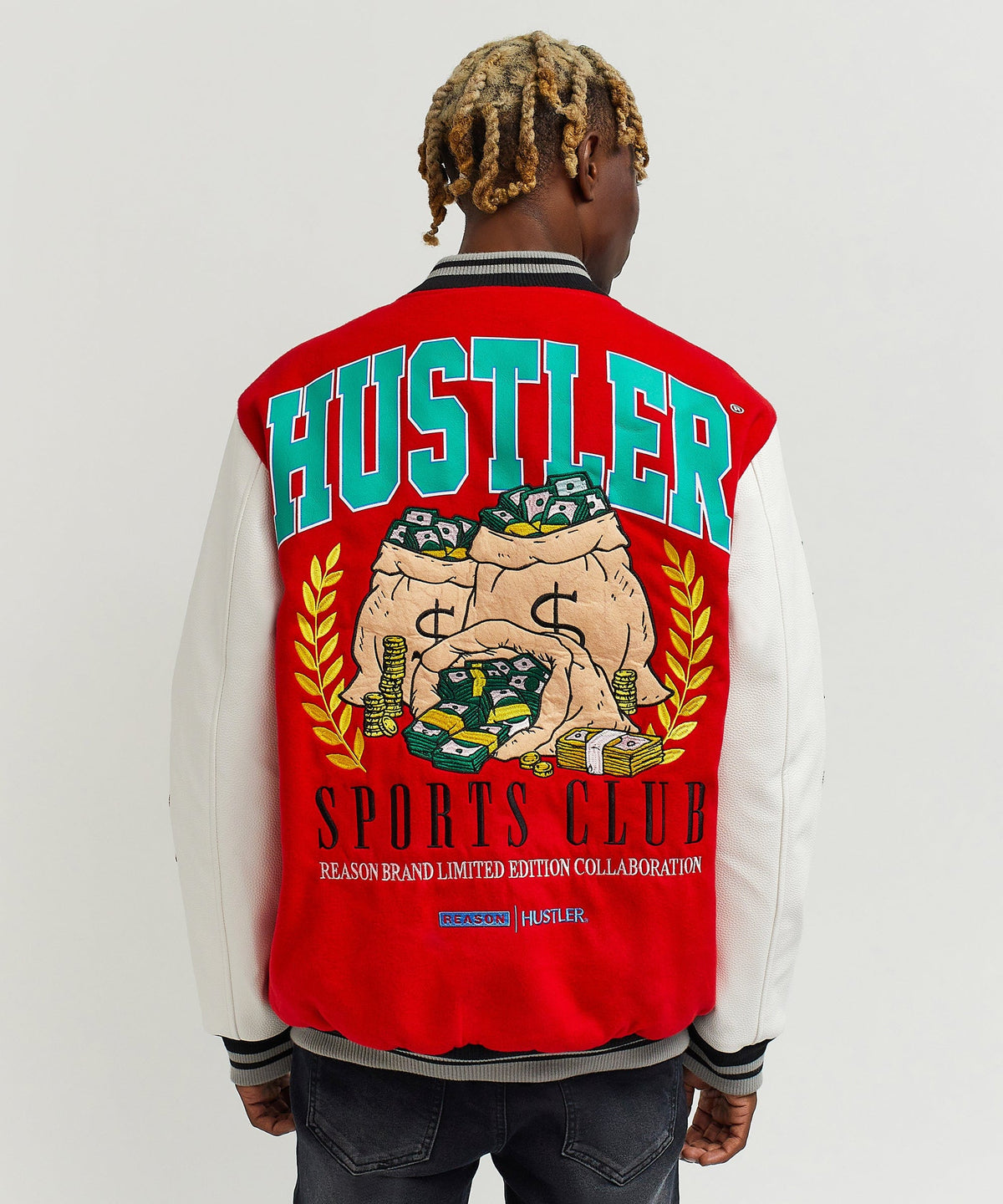 Reason Clothing Customer Favorite Hustler Varsity Jacket