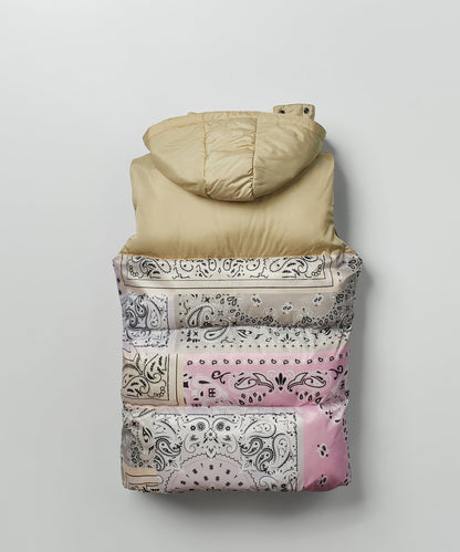 Reason Clothing Special Offer Paisley Puffer Vest