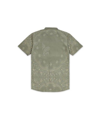 Reason Clothing Discount Skull Paisley Ss Shirt