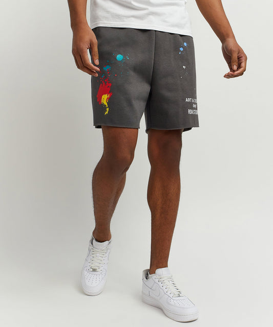 Reason Clothing Premium Paint Splatter Short