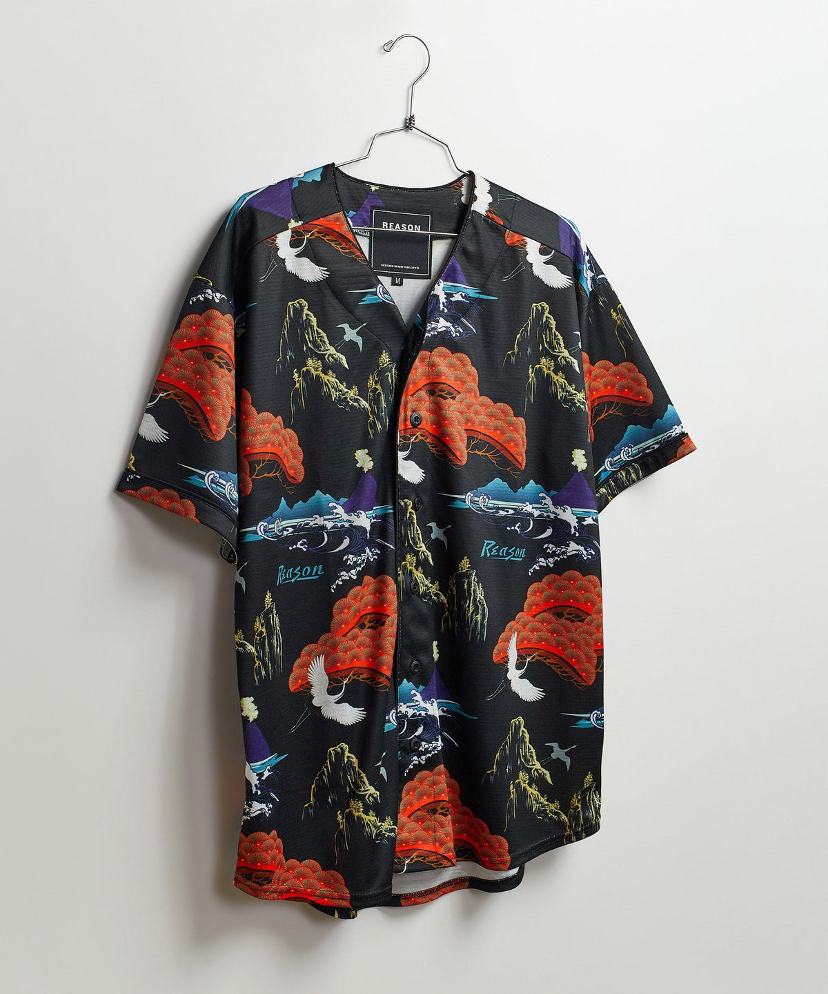 Reason Clothing Essential Eruption Baseball Jersey