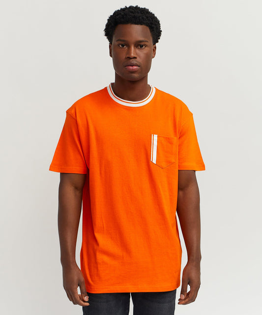 Reason Clothing Recommended Pocket Stripe Contrast Tee