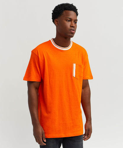 Reason Clothing Recommended Pocket Stripe Contrast Tee