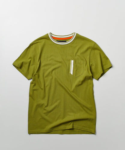 Reason Clothing Smart Buy Pocket Stripe Contrast Tee