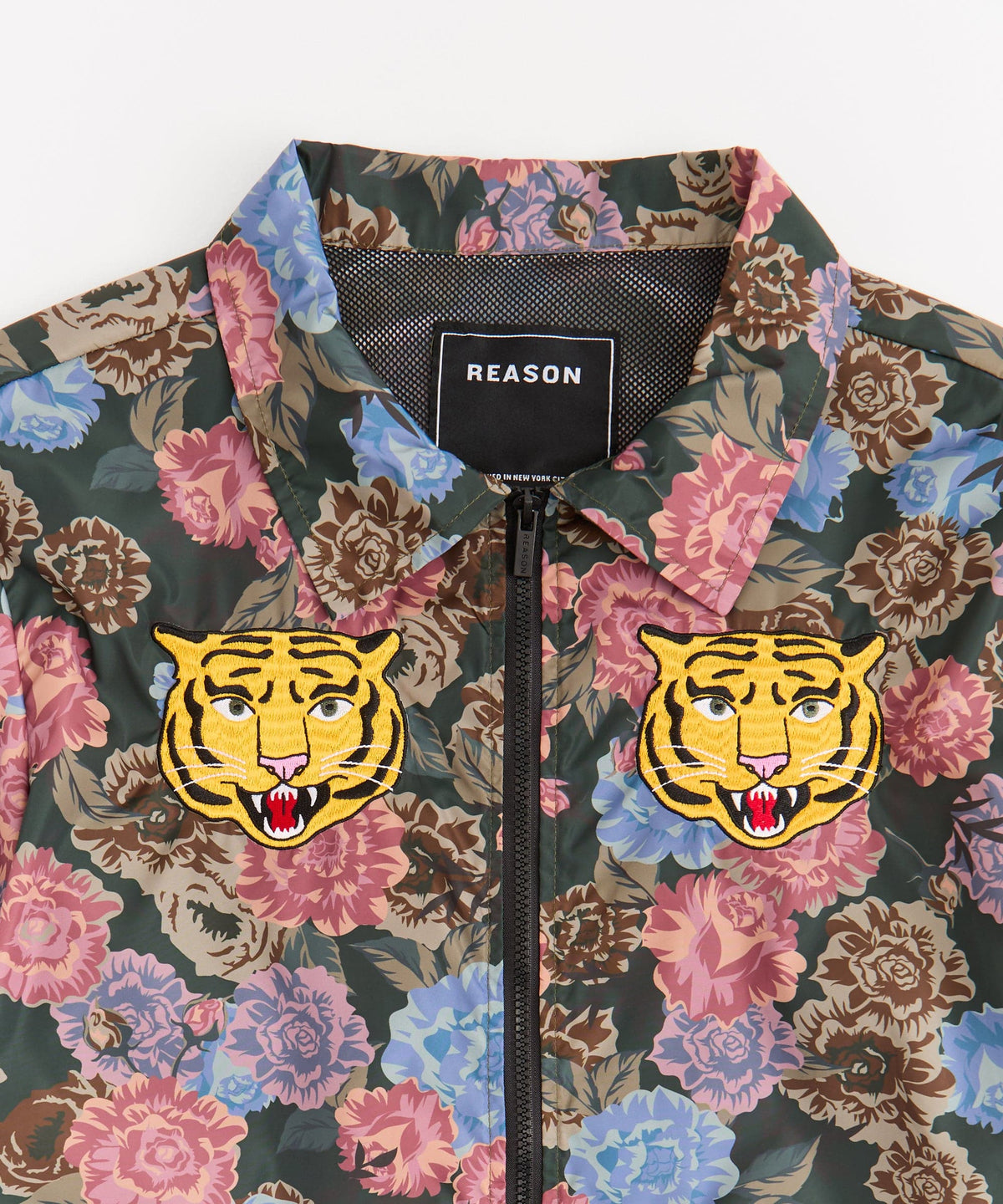 Reason Clothing Deals Fearless Tape Trim Nylon Jacket