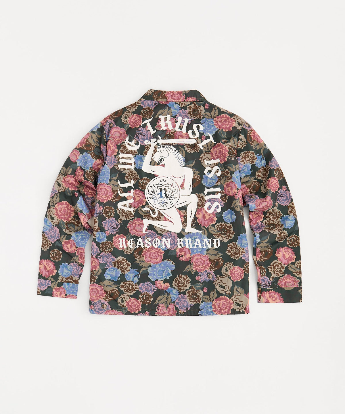 Reason Clothing Deals Fearless Tape Trim Nylon Jacket