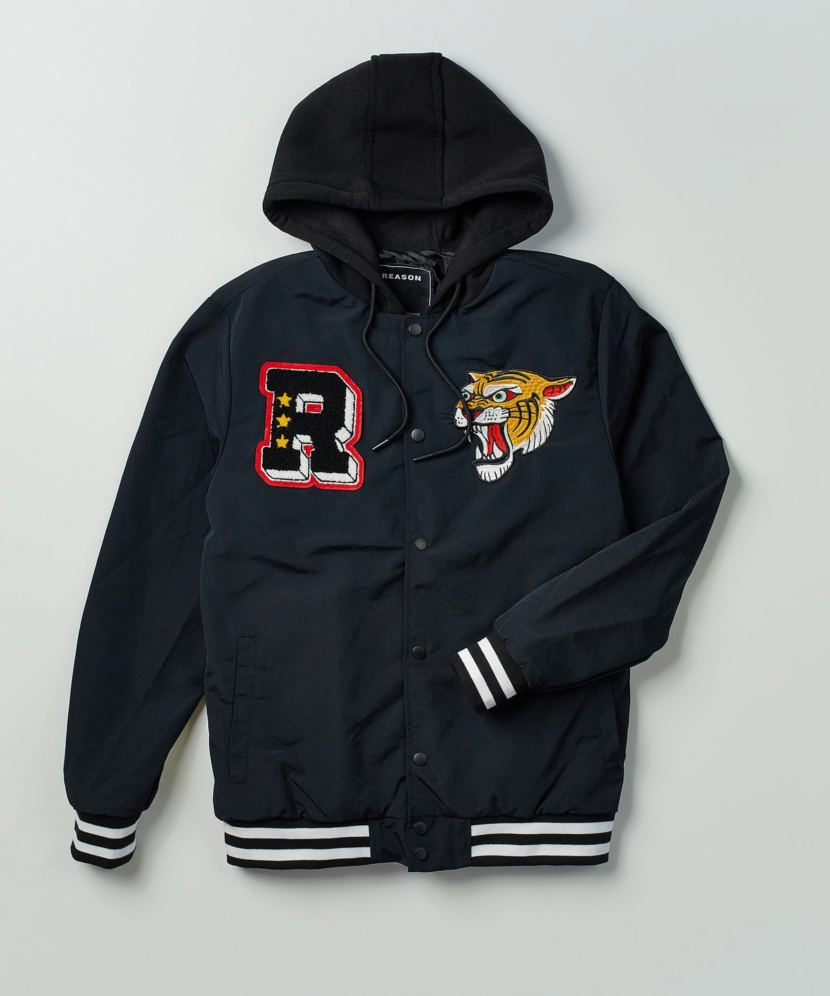 Reason Clothing Deals Tigers Varsity Hooded Jacket