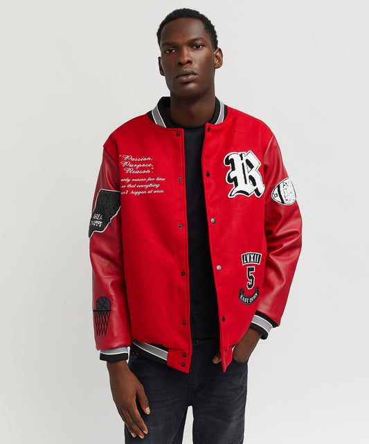 Reason Clothing Exclusive Ply Hard Varsity Jkt