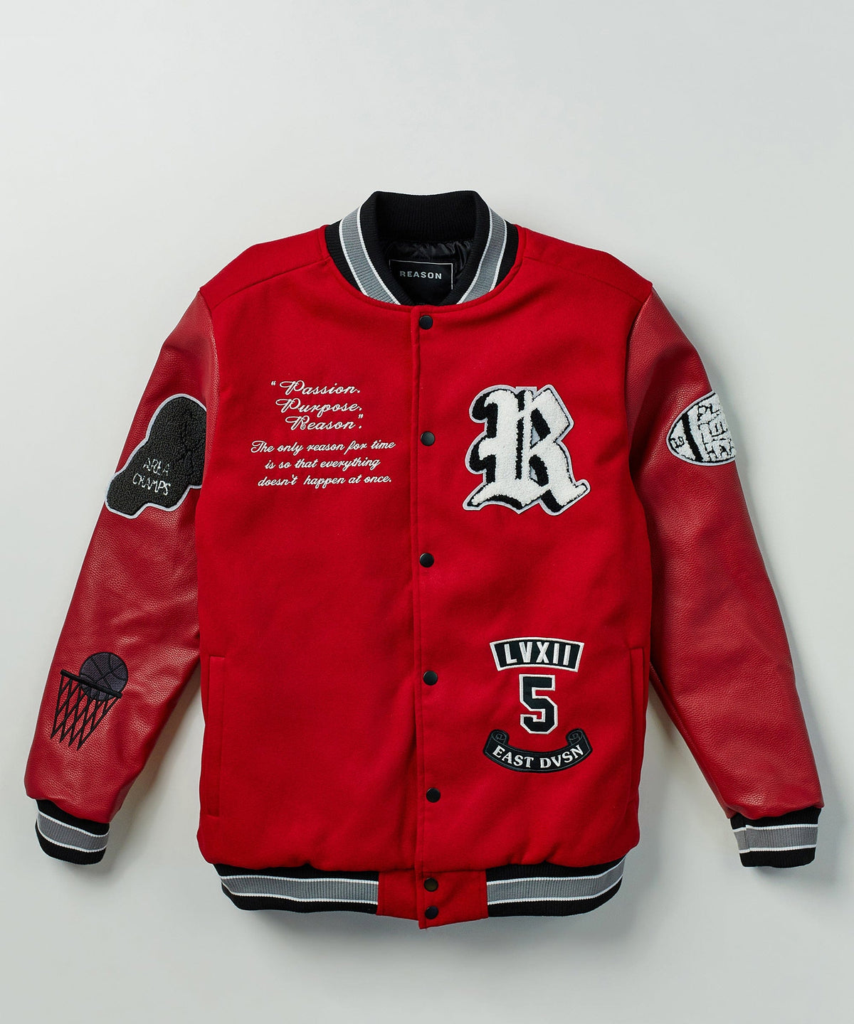 Reason Clothing Exclusive Ply Hard Varsity Jkt