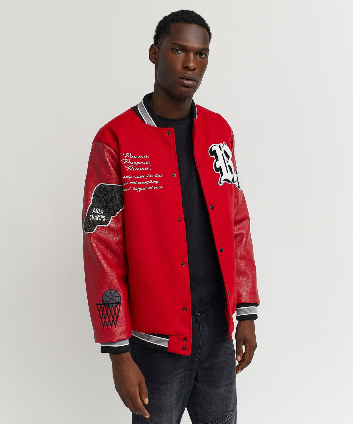 Reason Clothing Exclusive Ply Hard Varsity Jkt