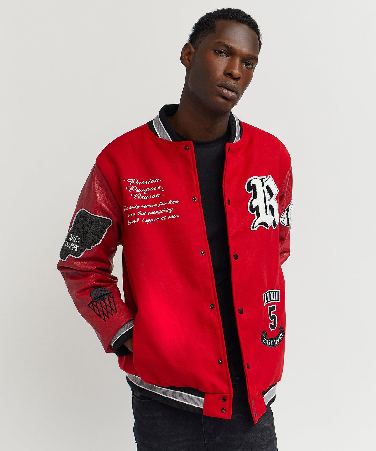 Reason Clothing Exclusive Ply Hard Varsity Jkt
