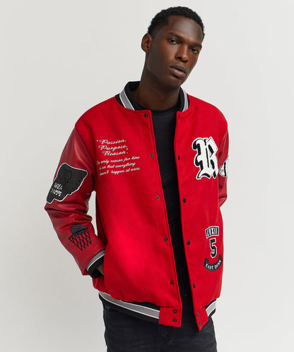Reason Clothing Exclusive Ply Hard Varsity Jkt