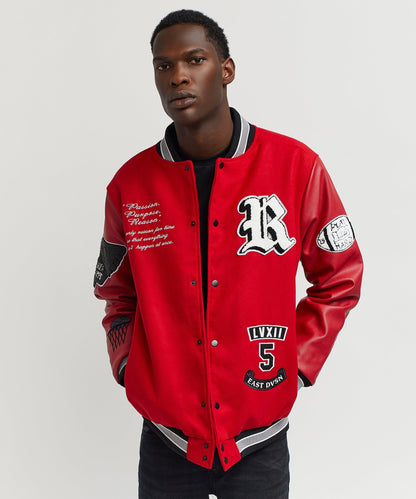 Reason Clothing Exclusive Ply Hard Varsity Jkt
