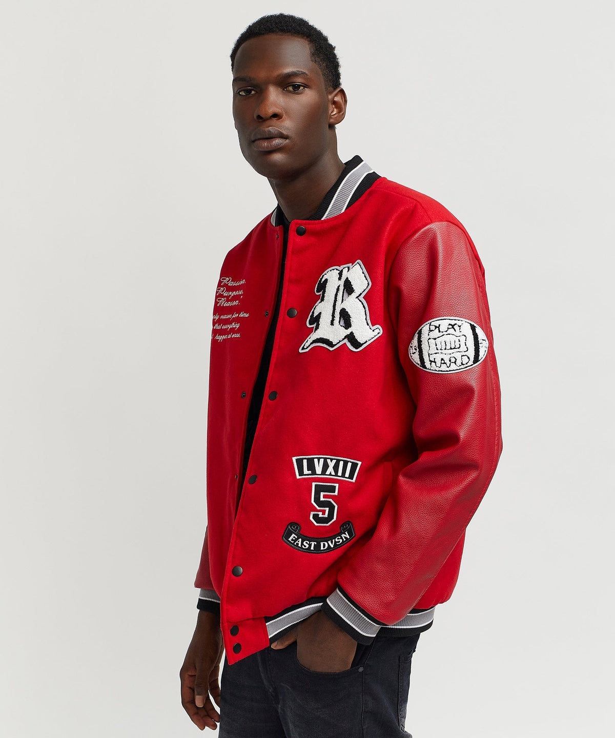 Reason Clothing Exclusive Ply Hard Varsity Jkt