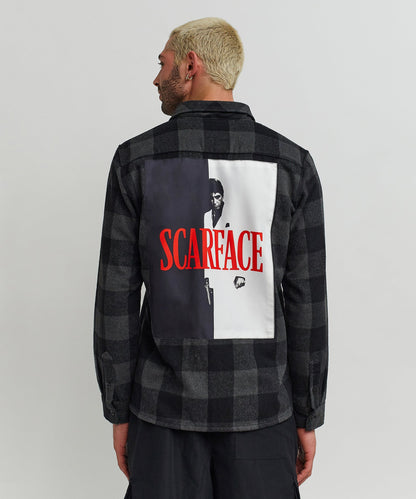 Reason Clothing Trending Scarface Flannel Shirt