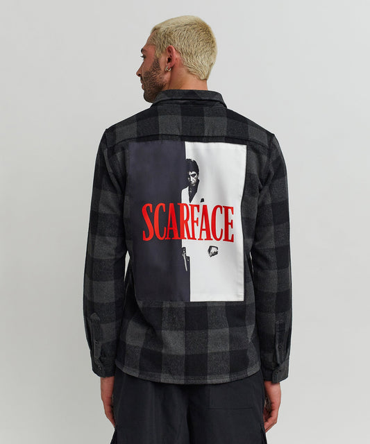 Reason Clothing Trending Scarface Flannel Shirt