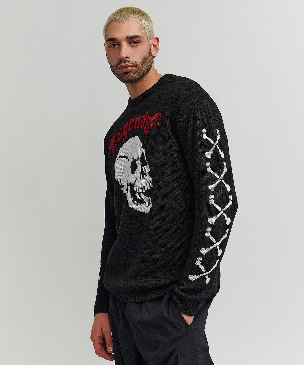 Reason Clothing Smart Buy Legends Knit Sweater