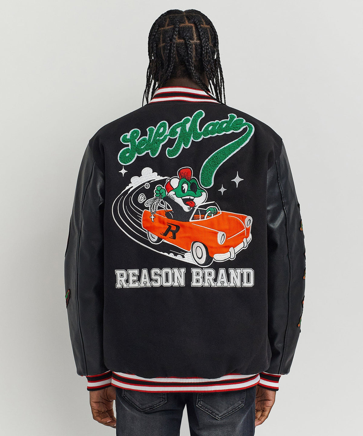 Reason Clothing Recommended Self Made Varsity Jacket
