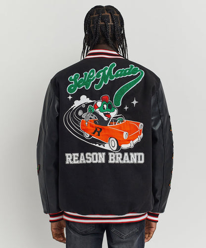 Reason Clothing Recommended Self Made Varsity Jacket