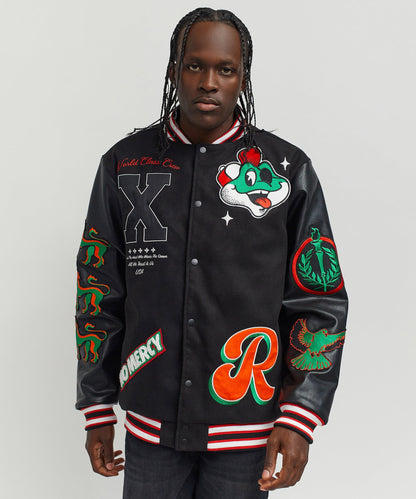 Reason Clothing Recommended Self Made Varsity Jacket