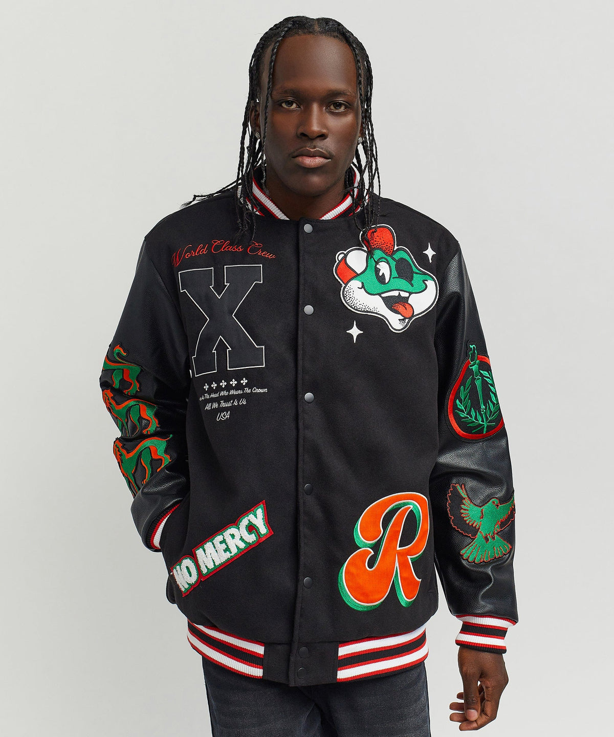 Reason Clothing Recommended Self Made Varsity Jacket
