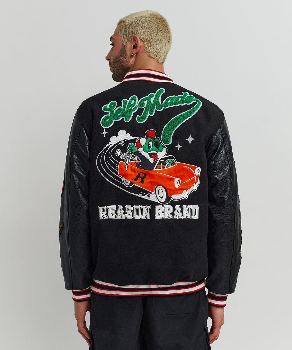 Reason Clothing Recommended Self Made Varsity Jacket