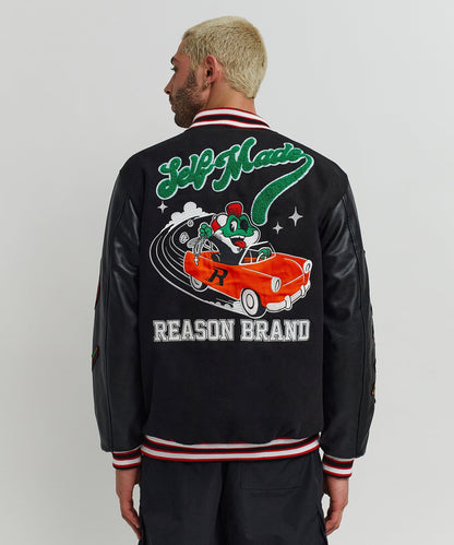 Reason Clothing Recommended Self Made Varsity Jacket