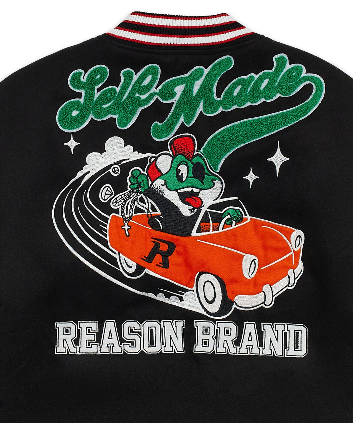 Reason Clothing Recommended Self Made Varsity Jacket