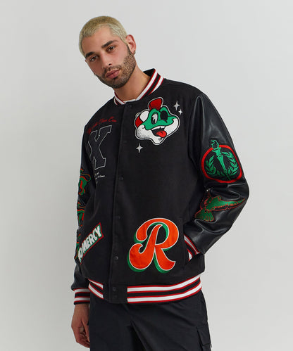 Reason Clothing Recommended Self Made Varsity Jacket