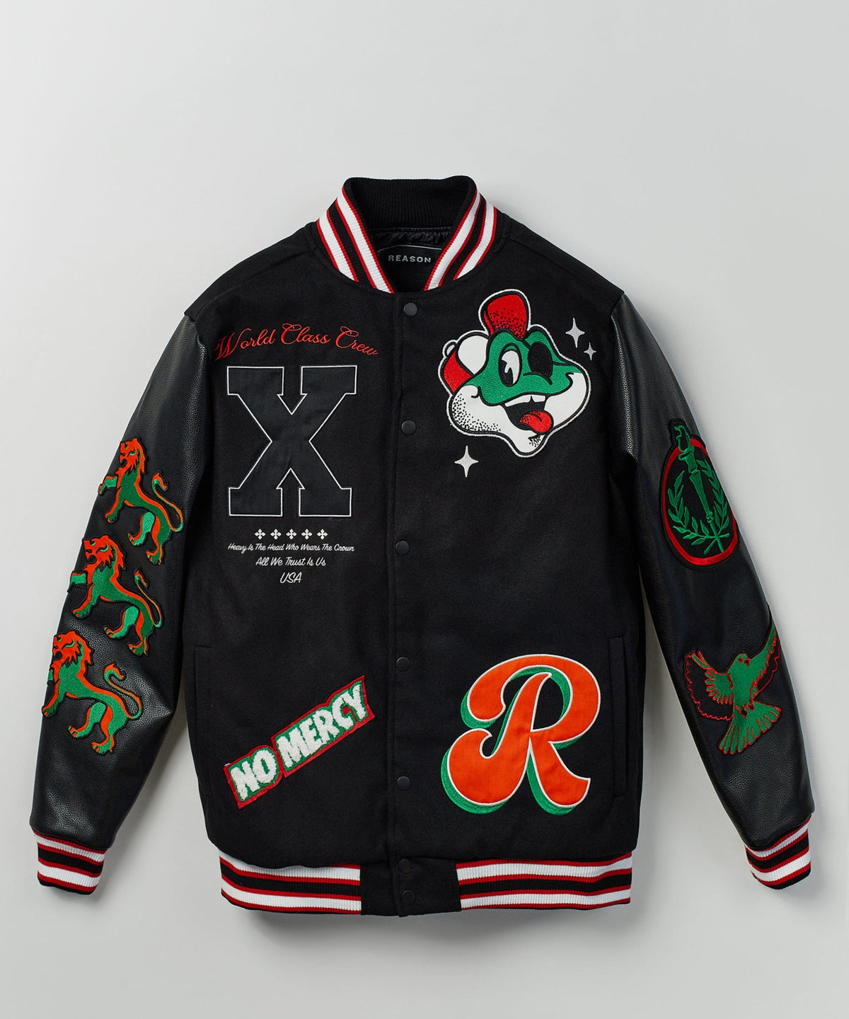 Reason Clothing Recommended Self Made Varsity Jacket