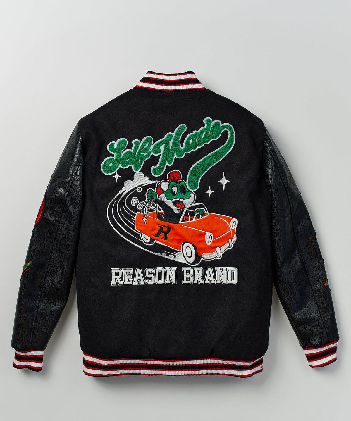 Reason Clothing Recommended Self Made Varsity Jacket