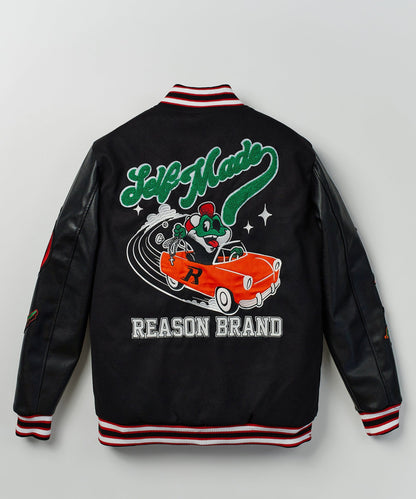 Reason Clothing Recommended Self Made Varsity Jacket