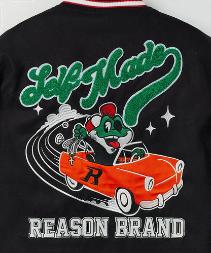 Reason Clothing Recommended Self Made Varsity Jacket