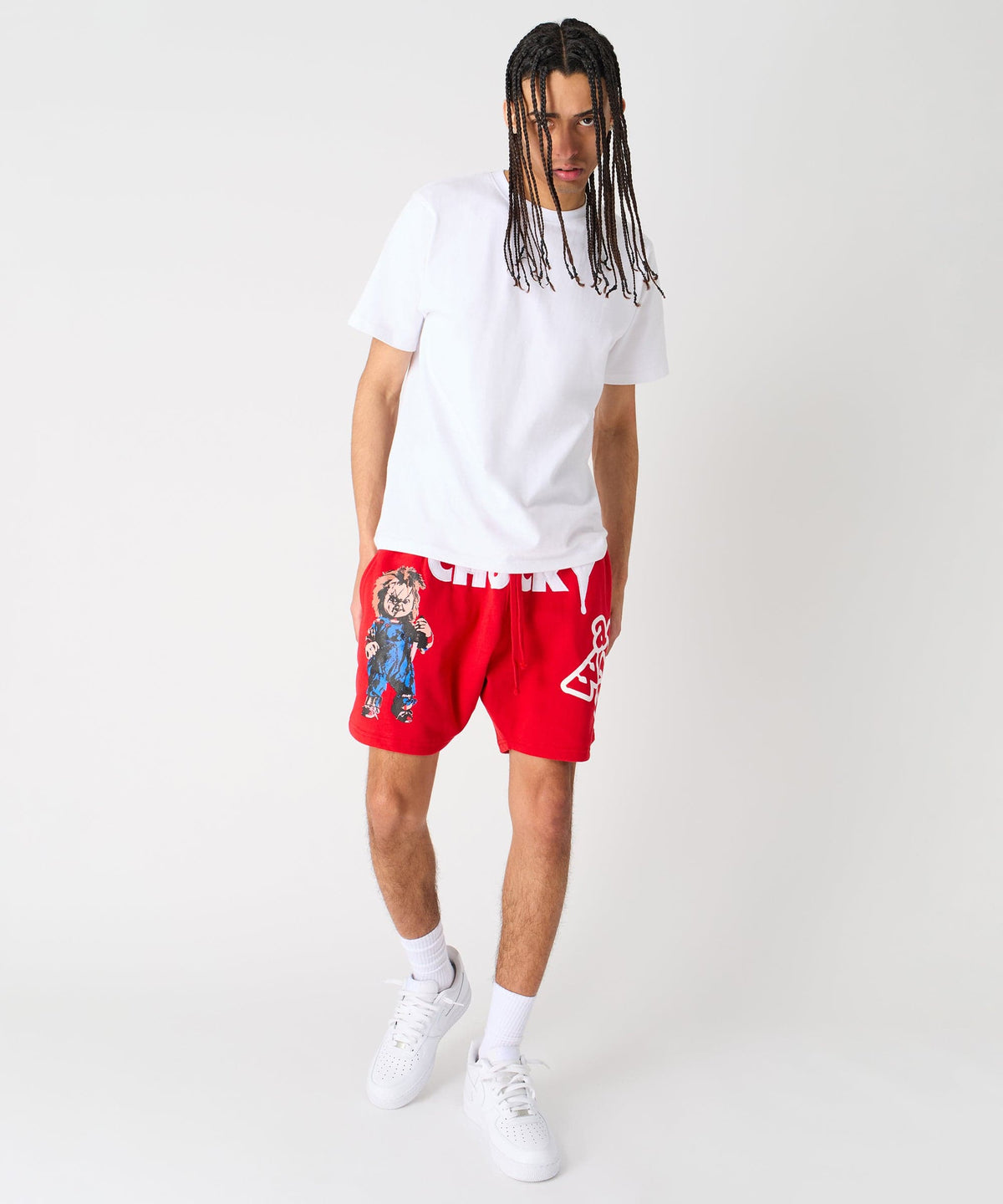 Reason Clothing Sale Chucky Fleece Short