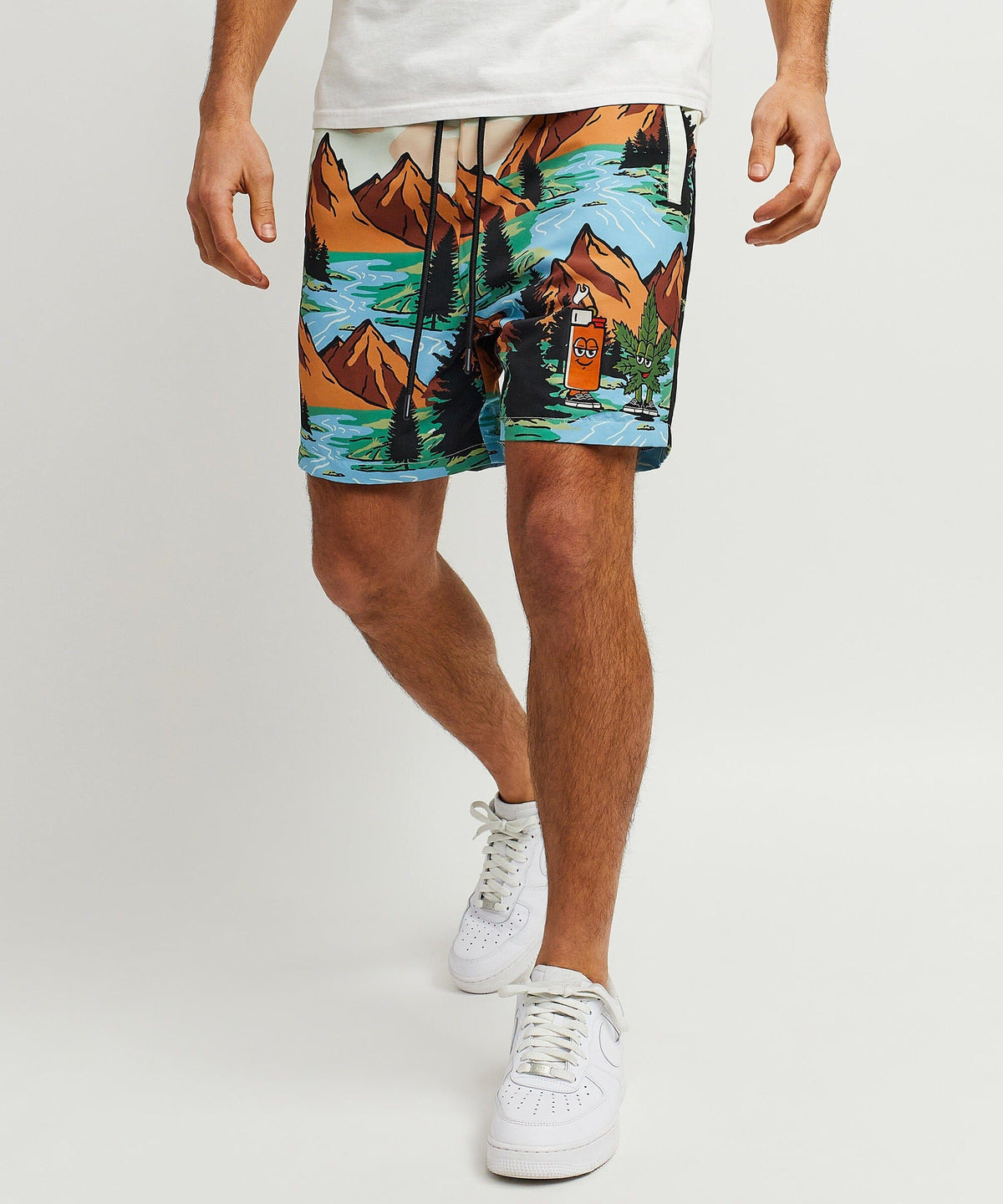 Reason Clothing Discount Free Your Mind Landscape Short