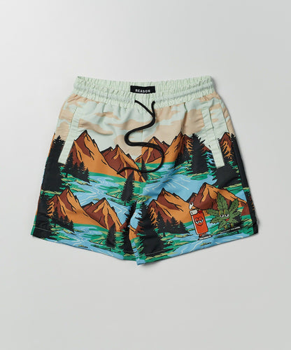 Reason Clothing Discount Free Your Mind Landscape Short