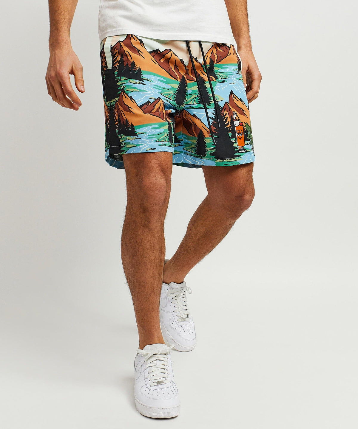 Reason Clothing Discount Free Your Mind Landscape Short